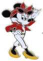 Minnie in White Jumpsuit with Red Jacket and Sunglasses ONLY