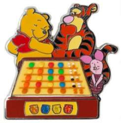 Board Game Free-D Pin Series - Mastermind - Pooh, Tigger, and Piglet - HKDL