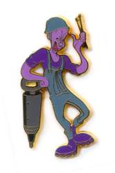 Purple Construction Worker ONLY