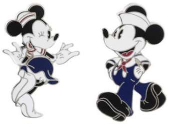 71868 - Disney Cruise Line - Sailor Mickey and Minnie Set - Full Set - Disney Cruise Line alternate image