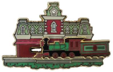 71883 - Fantasy Pin Series: CharmedAndCozy - Main Street Charm Series - Main Street Train Station Slider - Fantasy Unlicensed alternate image