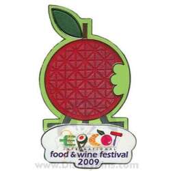 'EPCOT International Food &amp; Wine Festival 2009 - Spaceship Earth Apple - WDW'
