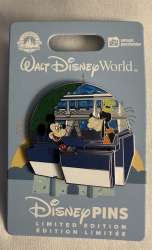 71950 - WDW Annual Passholder Exclusive 2024 - Tomorrowland - Transit Authority PeopleMover - Mickey and Goofy - Walt Disney World alternate image
