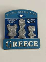 72312 - Disney Cruise Line Destinations: Mediterranean - Greece Mickey Mouse, Goofy, and Donald - Disney Cruise Line alternate image