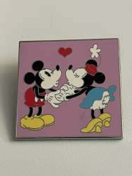 Mickey and Minnie Kissing