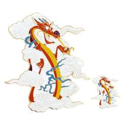 72541 - Pink A La Mode (PALM) - Disney Year of the Dragon - Mushu 2 pin set - Disney Licensed alternate image