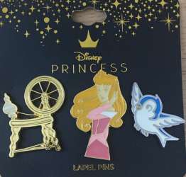 72556 - Sleeping Beauty - Sleeping Beauty 3 pin set - Disney Licensed alternate image