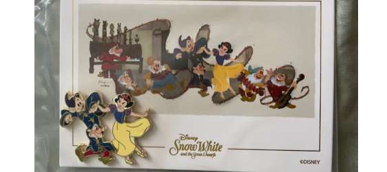 Snow White and the Seven Dwarfs 85th Anniversary - D23 Expo 2022 Snow White 85th Anniversary Pin Set - D23