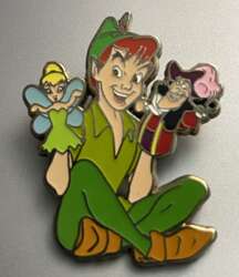 Peter Pan with Captain Hook and Tinker Bell