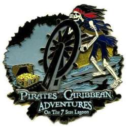 Skeleton steering the ship