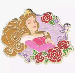 72919 - BoxLunch - Disney - Sleeping Aurora Floral Frame - Disney Licensed alternate image