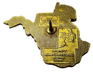 7304 - State Character Pins - West Virginia - Grumpy alternate image