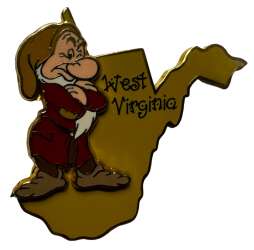7304 - State Character Pins - West Virginia - Grumpy alternate image