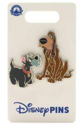 Lady and The Tramp - Jock and Trusty Pin Set - MLT