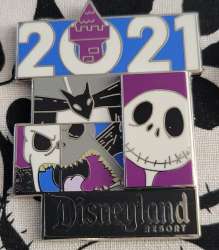 38831 - 2021 Dated Year Pins - Jack Skellington (Disneyland Resort) alternate image