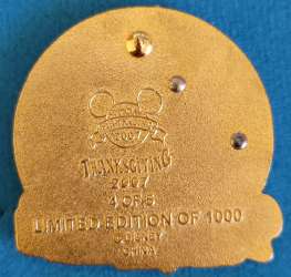 'Happy Thanksgiving 2007 - Donald and Goofy - WDW'