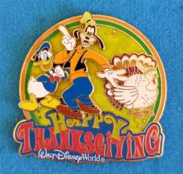 73126 - Happy Thanksgiving 2007 - Donald and Goofy - Walt Disney World alternate image