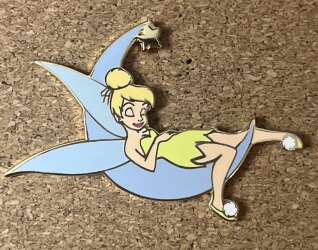 Tinker Bell Dreaming on Moon
