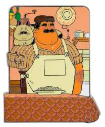 'Disney Pins Blog (DPB) Exclusives - Luca - Massimo and Machiavelli in kitchen - DLIC'