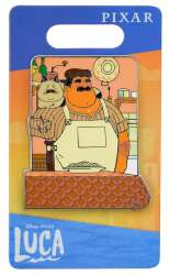 'Disney Pins Blog (DPB) Exclusives - Luca - Massimo and Machiavelli in kitchen - DLIC'