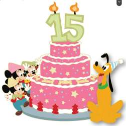 73350 - D23 15 Fan-tastic Years - 15th Anniversary Cakes Collection - Pluto and Mickey's Nephews - Disney Employee Center alternate image