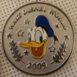 Mystery character coin - Donald Duck 2009 Coin - WDW