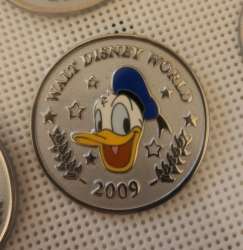 Mystery character coin - Donald Duck 2009 Coin - WDW