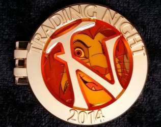 2960 - Pin Trading Night 2014 - Pin Trading Night Hinged Pin Series - Adult Simba - Walt Disney World alternate image