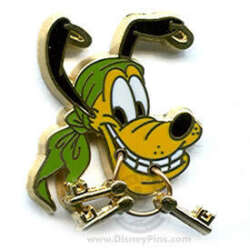 Pirate Pluto with Keys Dangle