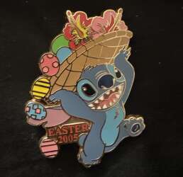 'Easter 2005 - Stitch carrying Easter egg - DSJ'