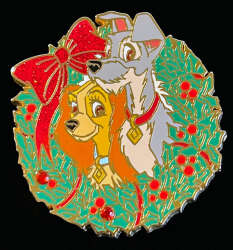 'Cast Lanyard Refresh - Lady and Tramp Wreath - DLP'