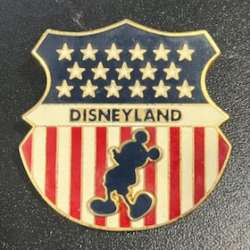 Patriotic Mickey - American (USA) Flag Shield- Disneyland - DLR