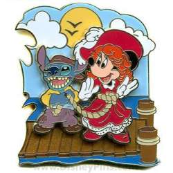 Stitch as a Pirate and Minnie as Redd