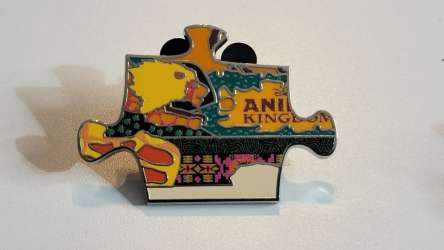 Animal Kingdom Mural Puzzle Mystery Collection - Bottom Edge Left Side - WDW