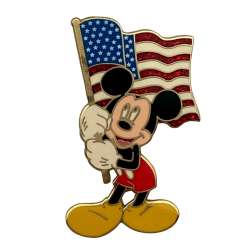 Click to view the Mickey with American Flag details