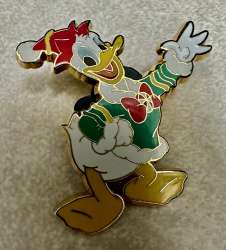 Donald dressed as an elf