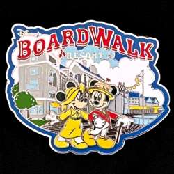 Disney&#039;s Boardwalk Resort - Mickey and Minnie strolling - WDW