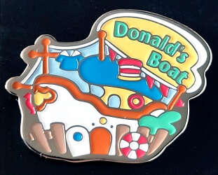 74101 - Tokyo Disney Soft Enamel Attractions Series (2001) - Donald's Boat - Tokyo Disneyland Resort alternate image