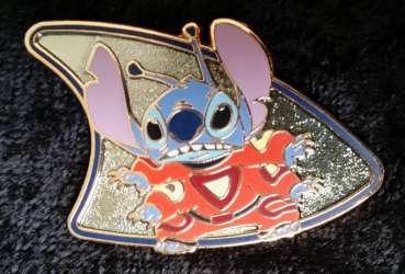 Alien Stitch Standing in Space Suit