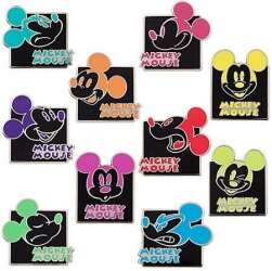 Mickey Pop-Art Expressions Mystery Pin Pouch Collection - Unopened Pouch - MLT