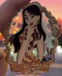 74451 - Fantasy Pin Series: Hood Princess Tales by Courtney & the Frog - Mulan - Fantasy Unlicensed alternate image