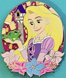 Fantasy Pin Series: Heroine Moments by Once Upon A Pin Co - Rapunzel &amp; Pascal - FSY