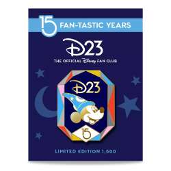 74698 - D23 15 Fan-tastic Years - D23-Exclusive Sorcerer Mickey Mouse ''15 Fantastic Years'' - Disney Fan Club alternate image