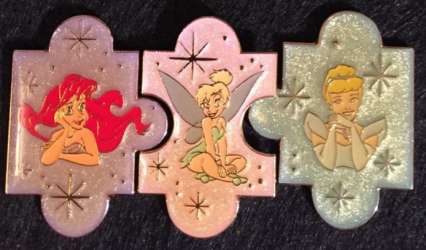 75016 - Glitter Character Puzzles - Just the Girls - Full Set alternate image