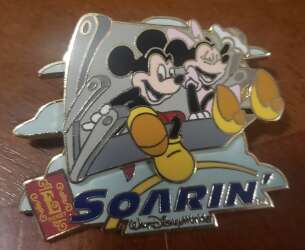 Mickey and Minnie on Soarin