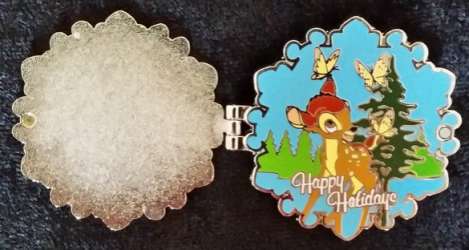 20962 - Resort Holiday Collection 2014: Hinged Snowflakes - Grand Californian Hotel & Spa - Bambi Wreath - Disneyland Resort alternate image