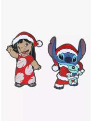 75311 - FiGPiN - Lilo & Stitch - Lilo #1548 & Stitch #1549 Holiday - FiGPiN alternate image