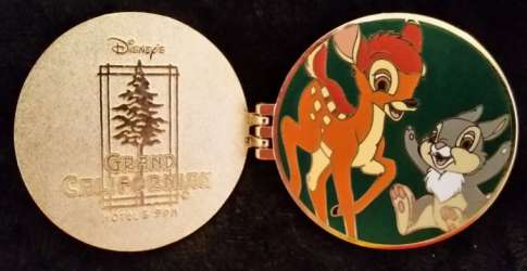 2991 - Disney’s Grand Californian Hotel & Spa - Bambi & Thumper Hinge - Disneyland Resort alternate image