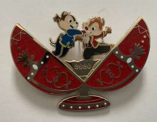 'Dancing contest 2020 - Chip & Dale Hinged Faberge Egg - SDR'
