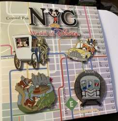 75655 - World Of Disney (NYC) - NYC Transportation Set - Goofy Taxi. Donald Subway CnD Ferry Minnie and Mickey horse drawn carriage - Disney Store US alternate image